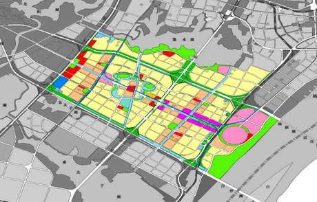 新區(qū)用地規(guī)劃圖2008-2(去色)